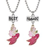 Kasey - Vriendschapsketting - BFF ketting voor 2 - Best Friends - Zeemeermin