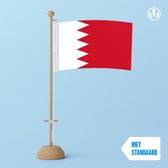 Tafelvlag Bahrein 10x15cm | met standaard