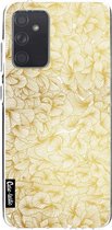 Casetastic Samsung Galaxy A72 (2021) 5G / Galaxy A72 (2021) 4G Hoesje - Softcover Hoesje met Design - Abstract Pattern Gold Print