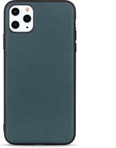 Voor iPhone 11 Pro lederen lamsvacht textuur beschermhoes (groen)