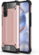 Voor Huawei Honor 30 Magic Armor TPU + PC Combinatie Case (Rose Gold)