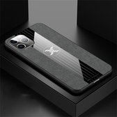 Voor iPhone 11 Pro Max XINLI stiksels Textue schokbestendige TPU beschermhoes (grijs)