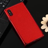 Voor iPhone XS Max Glitter Powder TPU beschermhoes (rood)