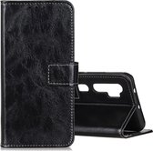 Voor Xiaomi Mi Note 10 / CC9 Pro Retro Crazy Horse Texture Horizontaal Flip Leren Case met Houder & Kaartsleuven & Fotolijst & Portemonnee (Zwart)