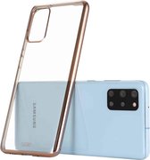 Voor Galaxy S20 GEBEI Plating TPU schokbestendige beschermhoes (goud)