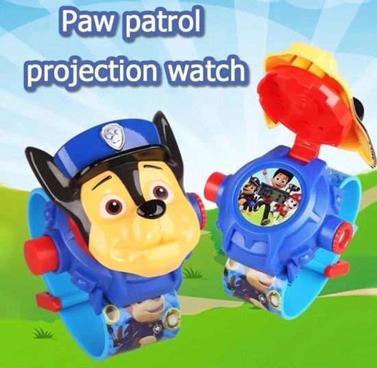 Paw Patrol horloge - Paw Patrol projector horloge Chase - Digitale Paw Patrol horloge - Speelgoed horloge paw patrol - kinder horloge watch - Disney