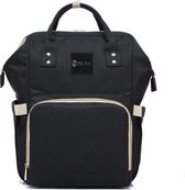 Hii You luiertas - Luier rugtas- Diaper bag- Reis rugtas - Multifunctioneel tas - Georganiseerde rugtas - Baby verzorgingstas - Rugtas - Met Isoleervakken voor flessen - zwart