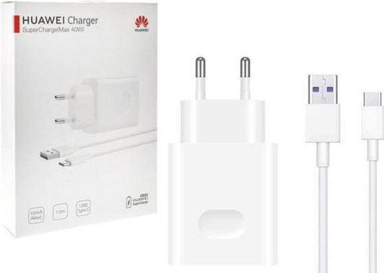 Original Huawei Super Charger USB Turbo Fast Chargeur Secteur Charge Rapide  40w