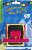 Happy pet fun at the fair mirror perch - 9x10x2,5 cm - 1 stuks