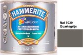 Hammerite Metaallak Lak- 2 in 1 ( primer en eindlaag) - metaal - RAL 7039 - Kwartsgrijs - 1 l zijdeglans