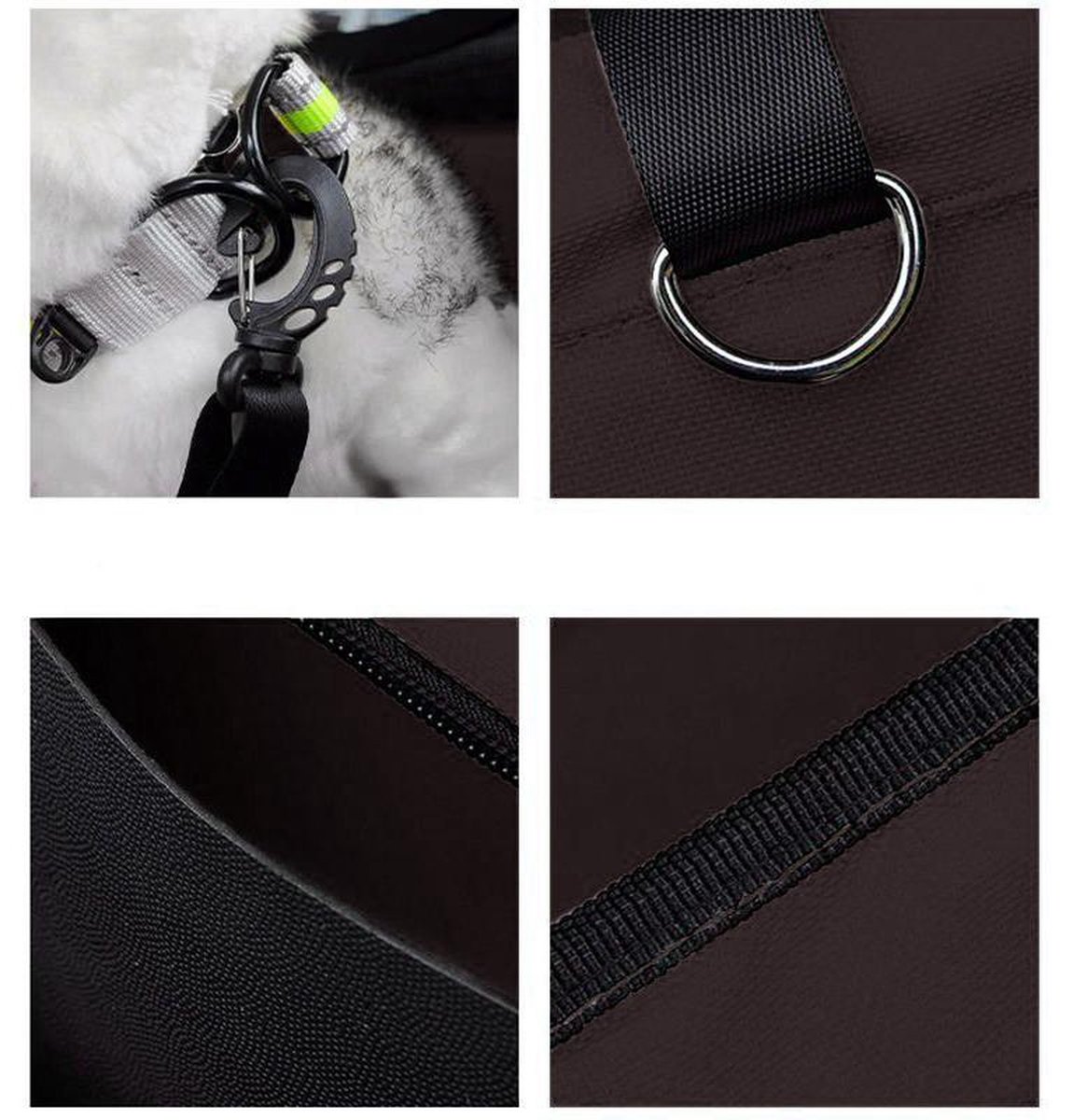 Luxe honden autostoel Opvouwbaar Autostoel Hond |Hondenzitje auto | honden autostoel |Bench| Veilig onderweg | Hondenzitje | Autobench voor hond |Puppyzitje | Hondenmand |Puppy Bench – foto 4