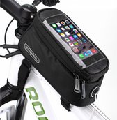 Waterdichte Telefoonhouder met opbergvak (maat M) voor fiets of mountainbike, Roswheel Telefoon - Fietstas - Frame. o.a. voor iPhone 6 / 6S / 6C, Galaxy S3, S4, S5, S5 plus, S5 min