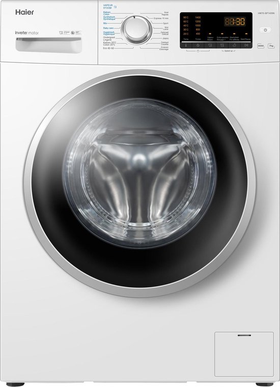 Wasmachine: Haier HW70-BP1439N - Wasmachine, van het merk Haier
