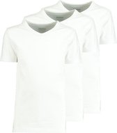 Zeeman kinder jongens T-shirt korte mouw - wit - maat 158/164 - 3 stuks