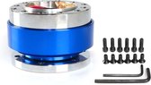 Universele 60 mm auto stuurwiel snelkoppeling HUB Racing Adapter Snap Off Boss Kit (blauw)