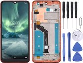 Lcd-scherm en digitizer volledige montage met frame voor Nokia 6.2 TA-1198 TA-1200 TA-1187 TA-1201 (oranje)