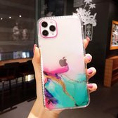 IMD Dreamy Watercolor Pattern Shockproof TPU beschermhoes voor iPhone 12/12 Pro (C2)