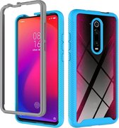 Voor Xiaomi Redmi K20 / K20 Pro / Mi 9T / 9T Pro Sterrenhemel Effen Kleur Serie Schokbestendig PC + TPU Beschermhoes (Hemelsblauw)