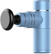 Draagbaar USB oplaadbaar spierontspanning massagegeweer Home Fascia-pistool (kristalblauw)-Blauw