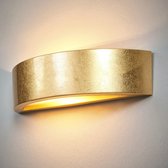 Lindby - wandlamp - 1licht - gips, metaal - H: 7.5 cm - E14 - goud