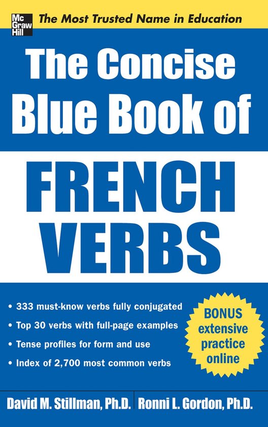 The Concise Blue Book of French Verbs - cover