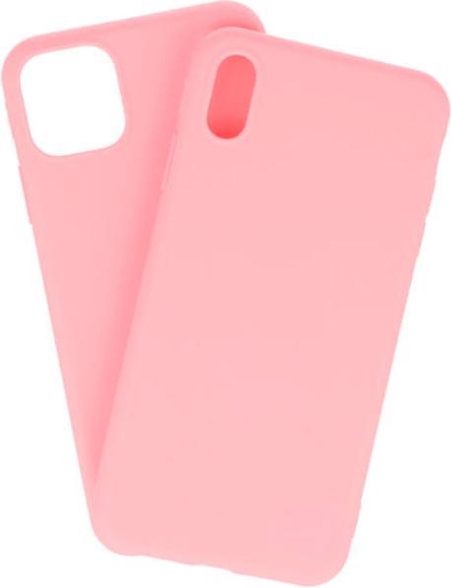 TF Cases | Apple iPhone 11 pro max | Roze | silicone| back hoesje | High Quality | Comfortabel |