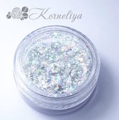 Korneliya Flakes Galaxy Glass