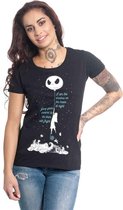 Disney The Nightmare Before Christmas Dames Tshirt -XL- Shadow on the Moon Zwart