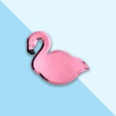 Meri Meri - Flamingo Feestborden Borden Roze 8 stuks