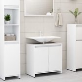 Badkamerkast - wit - badkamer kast - wastafel onderkast - badkamerkastje - badkamermeubel - SALE L&B Luxurys
