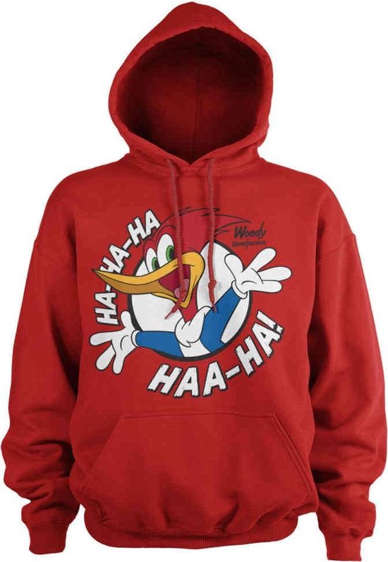 Woody Woodpecker Hoodie/trui -2XL- HAHAHA Rood