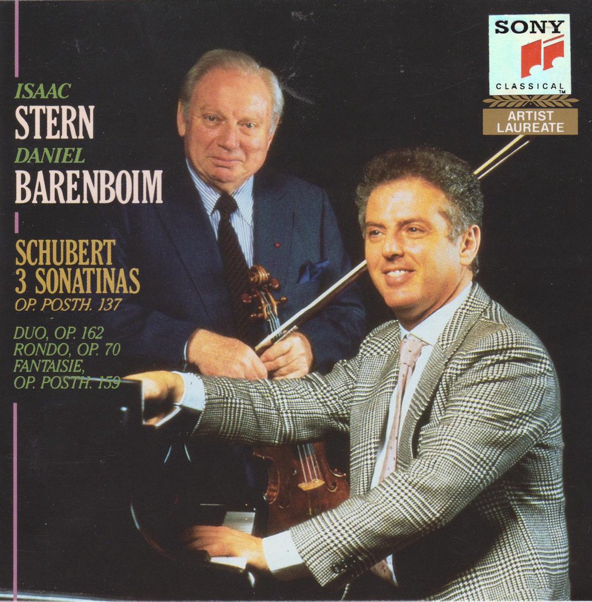 Schubert: 3 Sonatine Op.137, Duo Op. 162, Rondo' Op. 7o / Barenboim, Stern