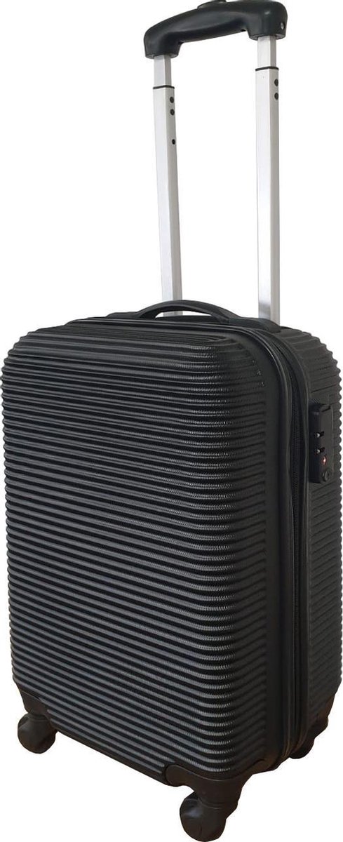 Handbagage TSA Douane Slot Koffer- ABS 28Liter - Handbagage Trolley - Hardcase - 4 Zwenkwielen - Rei