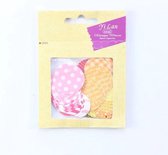 decoratieve stickers | washi stickers | cirkel - dots | pakket 11.5 cm x 8.5 cm |  14 designs - 70 stickers