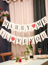 Slinger - Huwelijks aanzoek - Marry me - I Love You - Bruiloft