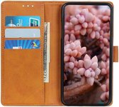 Samsung Galaxy A52 Hoesje met Pasjes Book Case Kunstleer Bruin