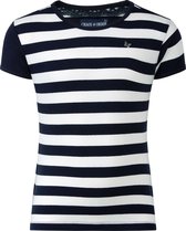 Chaos and order T-Shirt Navy Stripe maat 134/140