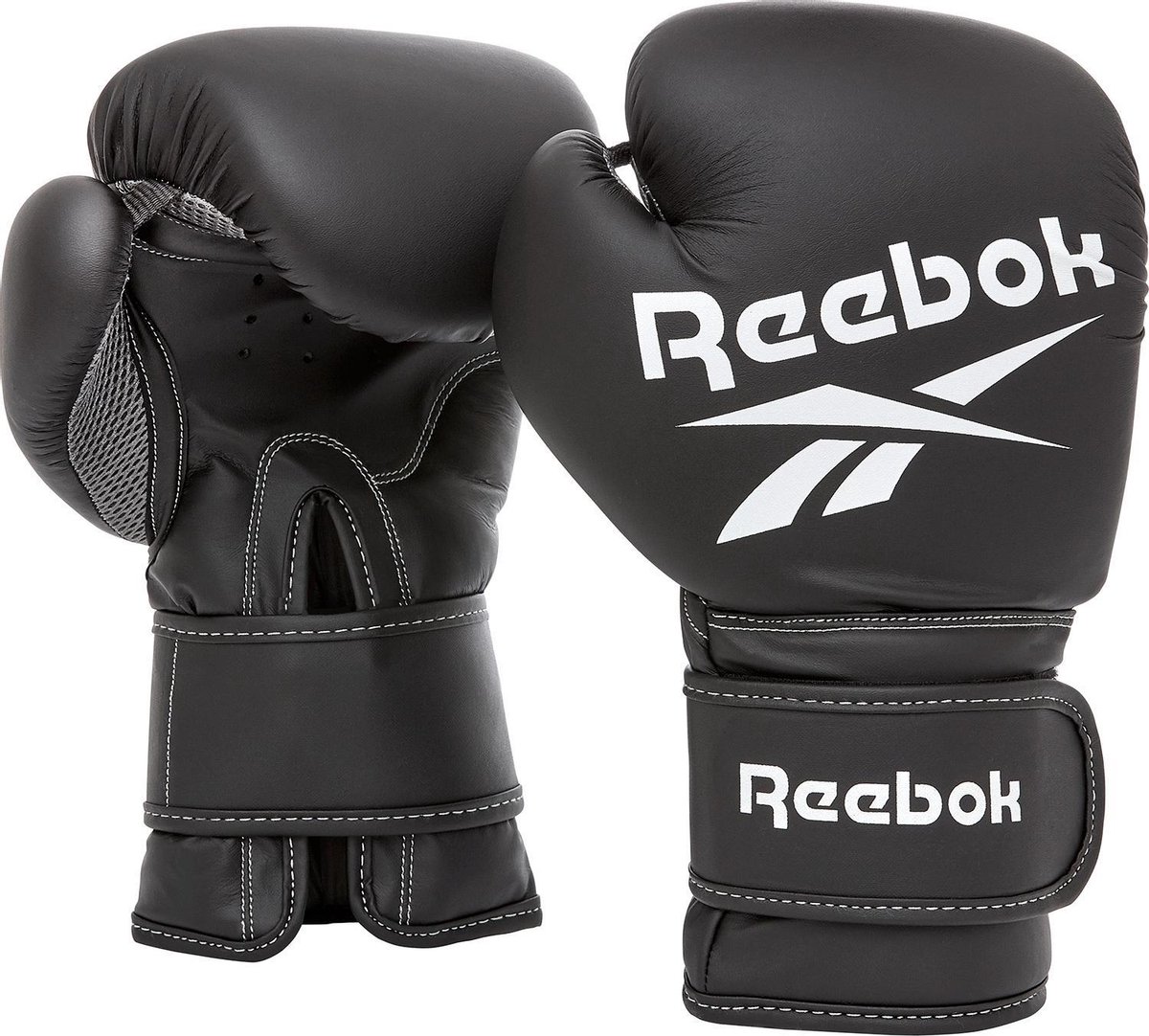 Goedkoopste Reebok bokshandschoenen zwart 14oz