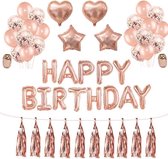 Happy Birthday Ballon - Verjaardag Ballonnen - Ballonnen - Champagne ballon