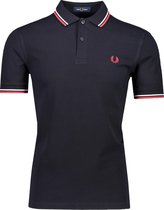 Fred Perry Polo Blauw voor Mannen - Lente/Zomer Collectie