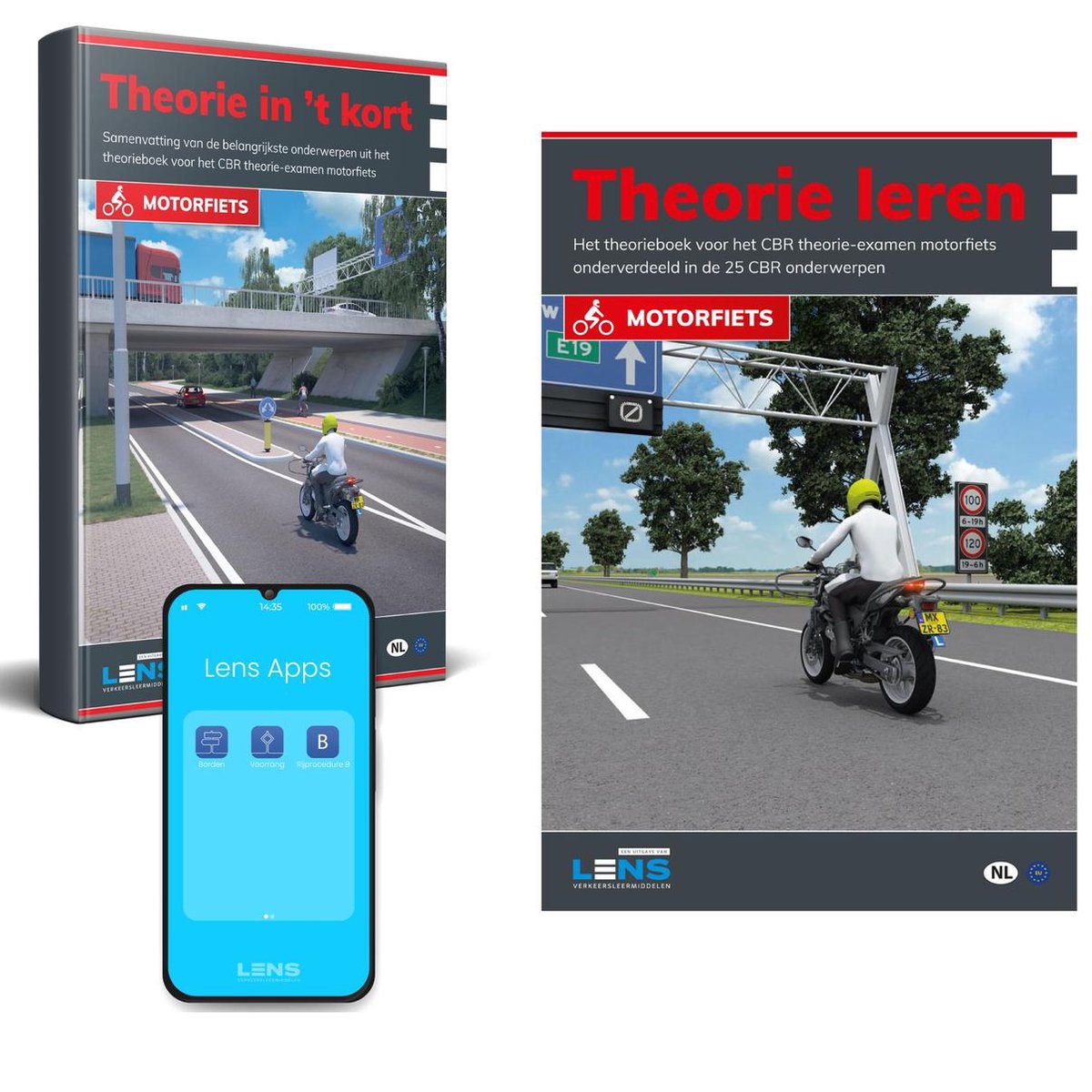 MotorTheorieboek 2021 - Beste Motor Theorieboek - MotorTheorie Boek Rijbewijs A met Samenvatting en