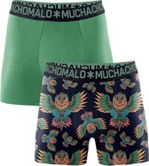 Muchachomalo-2-pack onderbroeken voor mannen-Elastisch Katoen-Boxershorts - Maat L