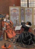 Carnet Blanc: Jouons À l'Histoire: Cardinal de Richelieu, Ses Chats Et Louis XIII Enfant