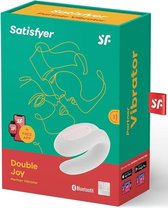 Double Joy Partner Vibrator - White - G-Spot Vibrators - Clitoral Stimulators - Couples Toys