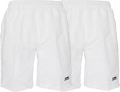2-Pack Donnay Sportshort - Shorts - Pantalons de sport - Taille S - Homme - Wit