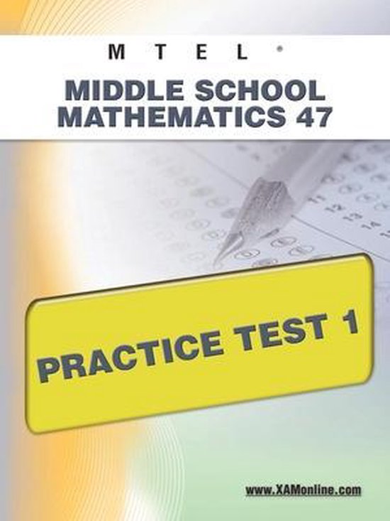 Mtel Middle School Mathematics 47 Practice Test 1 - cover