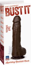 Squirting Realistic Cock - 1 oz. Nut Butter - Black - Realistic Dildos