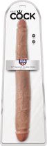 King Cock 16" Tapered Double Dildo - Realistic Dildos