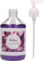 Relax - Lavender Scented Massage Oil - 500 ml - Massage Oils