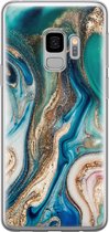 Samsung Galaxy S9 siliconen hoesje - Magic marble - Soft Case Telefoonhoesje - Multi - Marmer